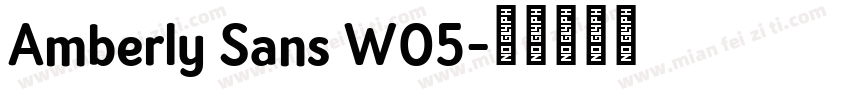 Amberly Sans W05字体转换